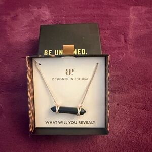 Be Unnamed Black Stone Necklace